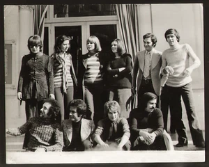 FOTO ORIGINALE ANNI 70 CARTA LUCIDA CAMALEONTI CASELLI SANNIA CINQUETTI NAZZARO - Picture 1 of 1