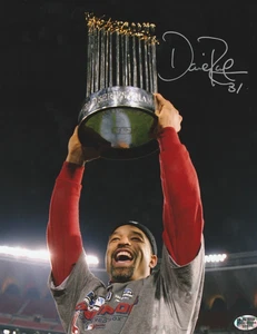 DAVE ROBERTS BOSTON RED SOX WS CHAMPS 04 ACTION SIGNED 8x10 - Picture 1 of 1