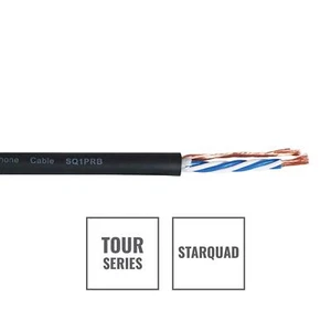 Elumen8 Tour Starquad 4-Kern Mikrofonkabel SQ1PRB, 100 m Trommel schwarz - Bild 1 von 1
