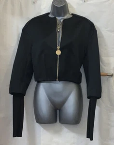 Tara Jarmon Unique And Original Black Jacket - size 10/12 - 38 French - Picture 1 of 7