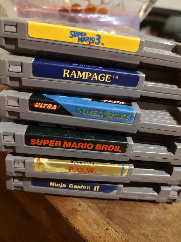 6 Original Nintendo Cartridges, 7 Games - Image 1 of 4