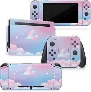 Blue Clouds Skin Compatible with Nintendo Switch Skins Decal Blue Pastel - Picture 1 of 8