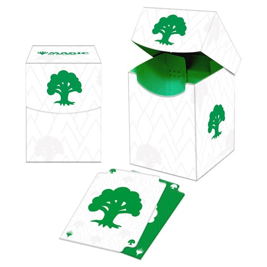 ULTRA PRO DECK BOX Forest Mana Series 8 CARD BOX FOR 100 MTG cards - Image 1 of 1