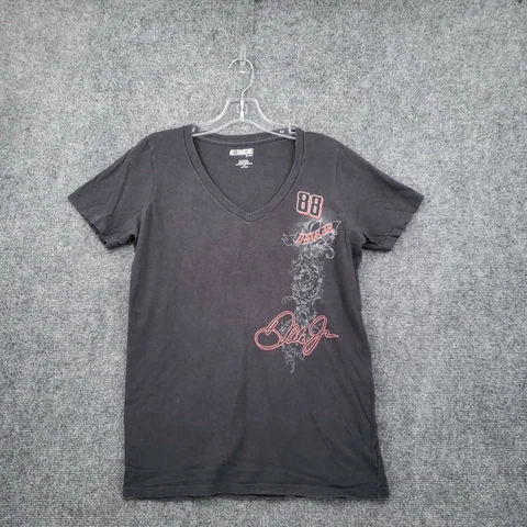 JR Motorsports T-Shirt Womens S Small Black 88 Dale Earnhardt Jr. NASCAR Racing Cover