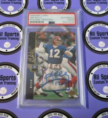 Autographed Jim Kelly Buffalo Bills 1994 Upper Deck Card #273 PSA #84523034 - Image 1 of 2