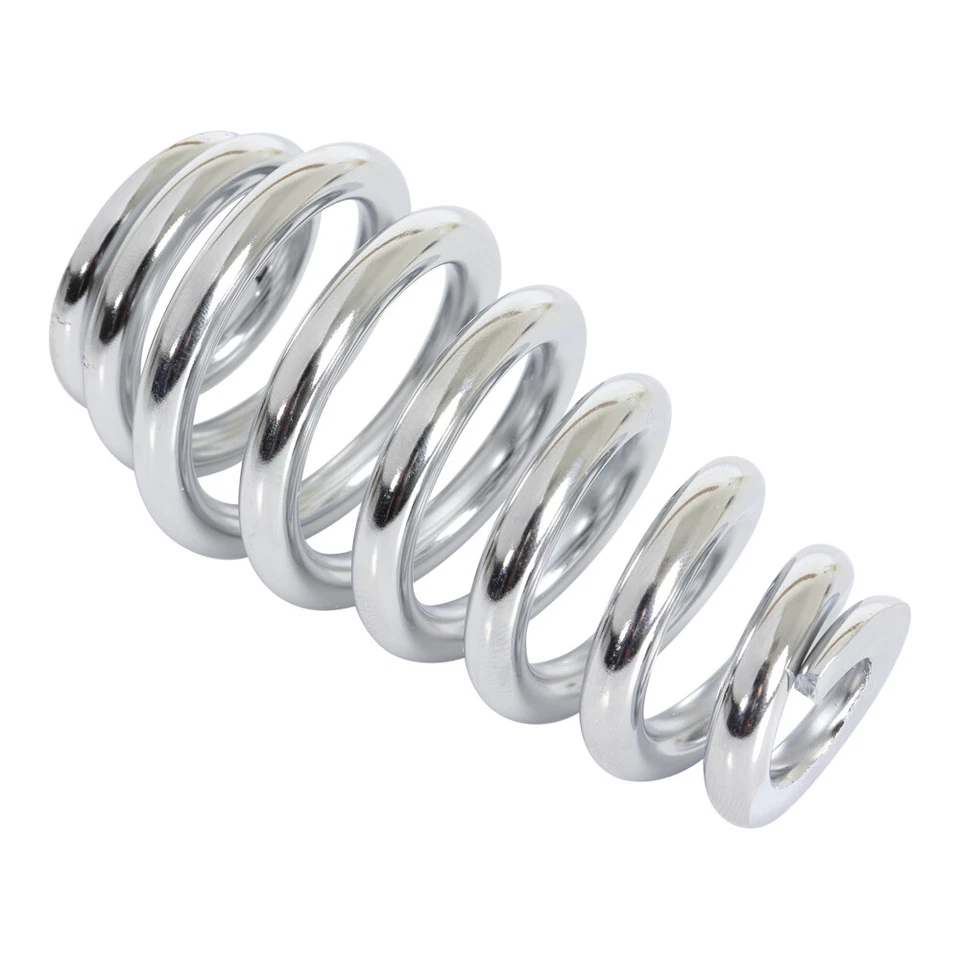 Genuine OG Lowrider Classic 90mm Long Universal Steel Fork Spring Chrome - Image 1 of 1