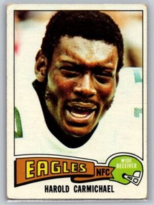 1975 Topps #80 Harold Carmichael - see photos