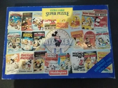 PUZZLE - 60 ANNI MICKEY MOUSE - EXTRA LARGE SUPER 300 - CON POSTER - Waddingtons - Immagine 1 di 4