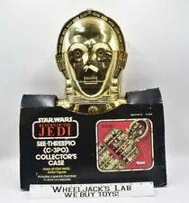 C-3PO Gold Action Figure Storage Case Container 1983 ROTJ Kenner Star Wars