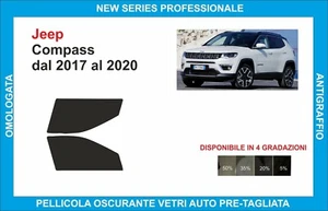 pellicole oscuranti vetri jeep compass dal 2017-2020 kit anteriore - Imagen 1 de 1
