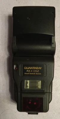 Quantaray PZ-1 DSZ Black Dual Swivel Zoom Shoe Mount Flash for Nikon - Image 1 of 4