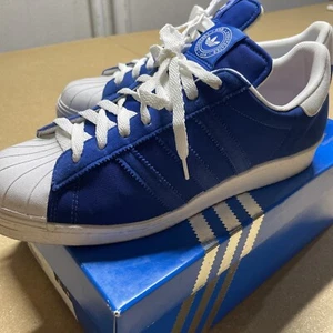 Adidas Superstar 80s collab Consortium undftd/huf/dqm size 10 royal blue - Picture 1 of 16