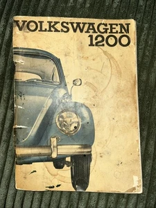 1965 VW VOLKSWAGEN BEETLE 1200 SEDAN & CONVERTIBLE ORIG OWNERS MANUAL BOOK ALL - Bild 1 von 5