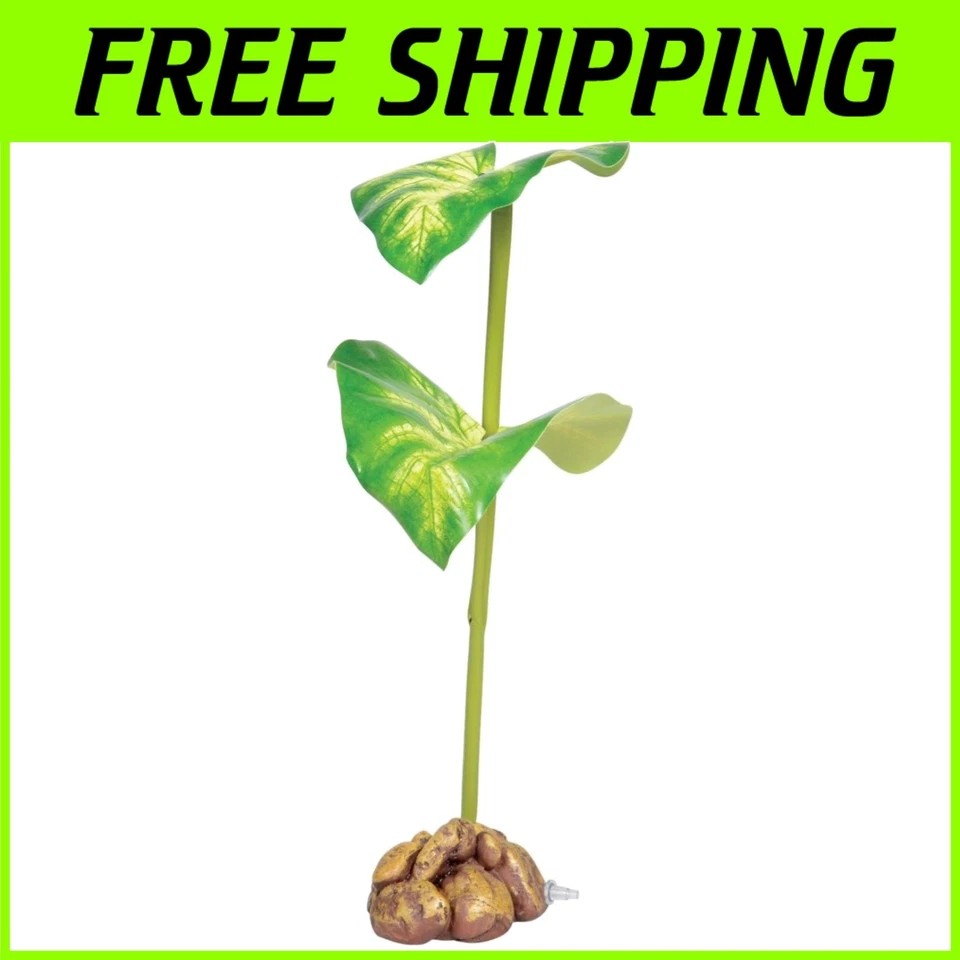 Durable Green Dripper Plant for Reptile Habitats - Encourages Natural Behaviors - Image 1 of 2