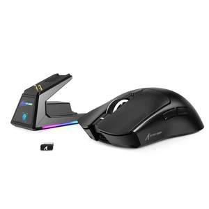 x Attack Shark X1 Souris Gaming Légère avec Station de Charge 49g Ultra-légèr... - Photo 1/9