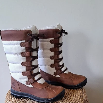 NWOT Timberland Womens   Mt. Holly Tall Winter Insulated/Waterproof Boots S-7.5 - Image 1 of 4