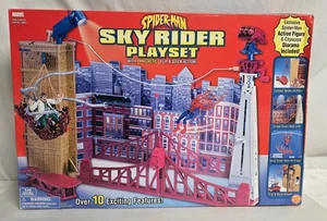 Modellino Spider-Man Sky Rider Playset Toy Biz Vintage Nuovo 2002 - Vedi Foto - Foto 1 di 11