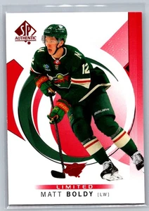 2024-25 SP Authentic #40 Matt Boldy Limited Red Minnesota Wild - Picture 1 of 2