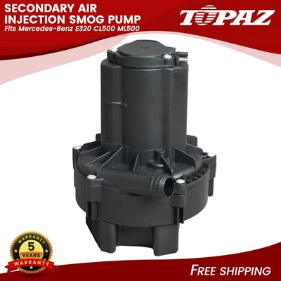 Secondary Air Injection Smog Pump Fits Mercedes-Benz E320 CL500 ML500 0001403785 - Image 1 of 4