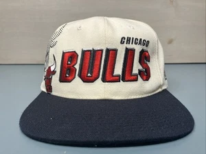 Vintage 1990s Sports Specialities Chicago Bulls Shadow Snapback Hat - Bild 1 von 14