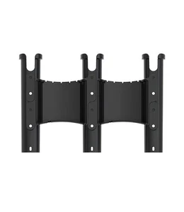 Soporte universal para caña de pescar de tubo montado en la pared SEAFLO (negro, soporte para 3 cañas, 5-P) - Imagen 1 de 1
