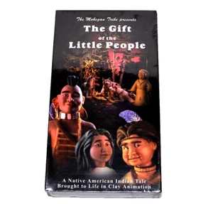 Mohegan Tribe Presents The Gift Of The Little People VHS Indian Clay Animation - Picture 1 of 6