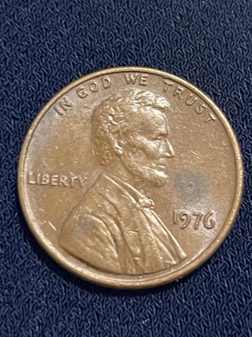 Rare 1976 Lincoln Penny No Mint Mark US Coin Cover