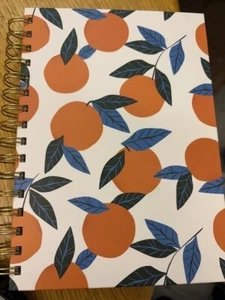 Notebook WH Smith Orange A5 Wiro - NUOVO - Foto 1 di 3