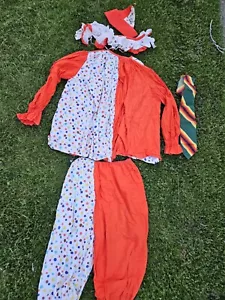 Disfraz de payaso masculino adulto antiguo/vintage, XL BONITO - Imagen 1 de 5
