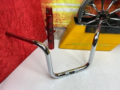 OEM🔥15-24Harley 11" Mini Apes Road Glide 1 1/4 Chrome Fat Handlebars🔥 - Image 1 of 4