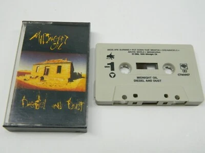 Midnight Oil - Diesel and Dust  - Audio Cassette Tape - Image 1 of 2