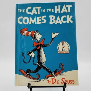 Dr. Seuss The Cat In The Hat Comes Back Hardcover Beginner Book - Picture 1 of 7