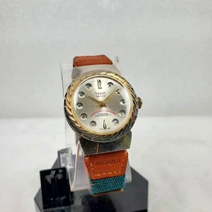 RARE VINTAGE ROUAN DE LUXE SWISS MADE MECHANICAL HANDWIND MEN'S WATCH  - Picture 1 of 10