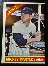1966 Topps #50 Mickey Mantle New York Yankees VINTAGE HOF