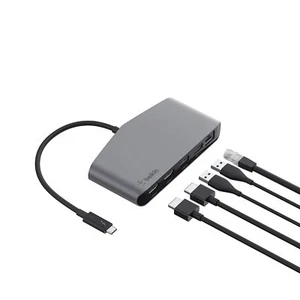 Belkin Thunderbolt 3 Dock Mini HD With Cable - Usb C Hub - Usb C Docking Station - Picture 1 of 8