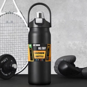 800/1000/1500ML Vacuum Flask 304 Stainless Steel Sports Water Bottle Hiking - Picture 1 of 21