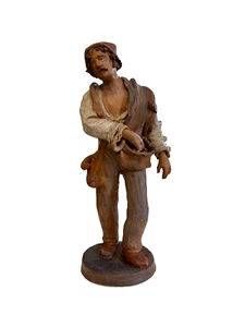 Terracotta statue, early 20th century, Caltagirone, sower - Picture 1 of 9
