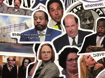 20 The Office Show Stickers Dwight Oscar Kevin Stanley Michael Creed and More!