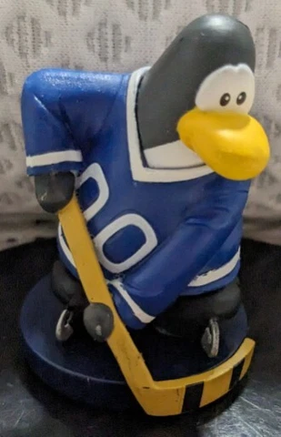 Club Penguin Hockey Stick Figurine Cover