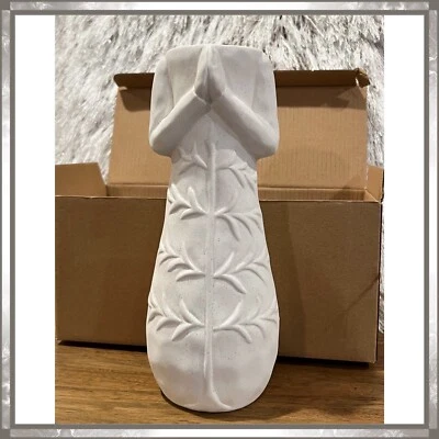 Jarrón cuerpo ángel oración cerámica sauce decoración escultura alta estatua flor árbol 9” Foto 1 de 4