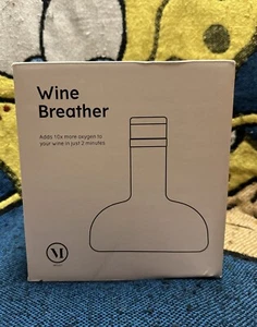 NEW Menu Glass & Steel Vino Wine Breather Carafe 34oz Norm Architects Modern - Picture 1 of 6