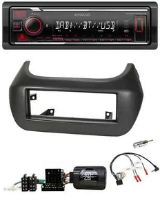 Kenwood Lenkrad Bluetooth USB DAB Autoradio für Fiat Fiorino Citroen Nemo Peugeo - Bild 1 von 9