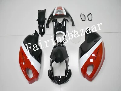 Kit de carenado de inyección ABS negro rojo blanco apto para Ducati Monster 696 796 1100 Foto 1 de 4
