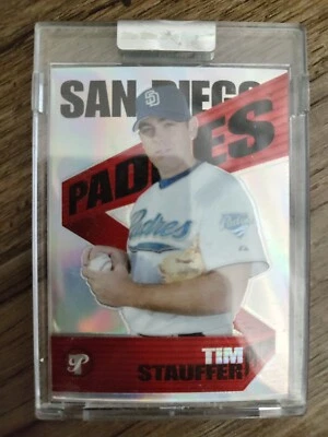 2004 Topps Pristine Uncirculated Refractor #183 Tim Stauffer /399 Padres - Image 1 of 2