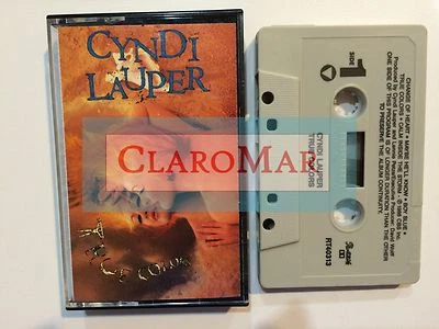 ☀️ True Colors Cyndi Lauper Cassette Tape USA 1986 Portrait Iko Iko MINT - Image 1 of 2