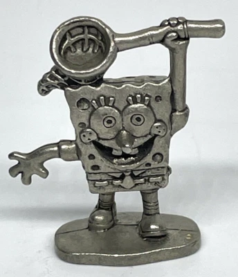 Bob Esponja Pantalones Cuadrados Estaño Monopoly Ficha de Repuesto 2005 Foto 1 de 2