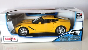 Maisto 1:18 Scale 2014 Corvette Stingray Special Edition Yellow NIB - Picture 1 of 7