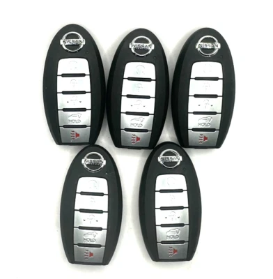 Lote de 5 Llaveros Inteligentes Desbloqueado 5 Botones Como Nuevos Para Nissan Pathfinder 285E3-9UF7B Foto 1 de 2