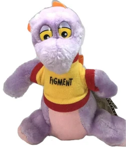 Plush Figment Disneyland Disney World Parks Dragon Toy 7” Inch New With Tags - Picture 1 of 4