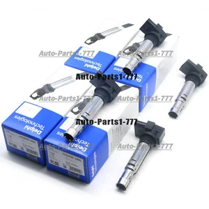 Original Delphi 4Pcs Ignition Coils Spark Plug For Skoda Audi Seat VW Scirocco - Picture 1 of 6